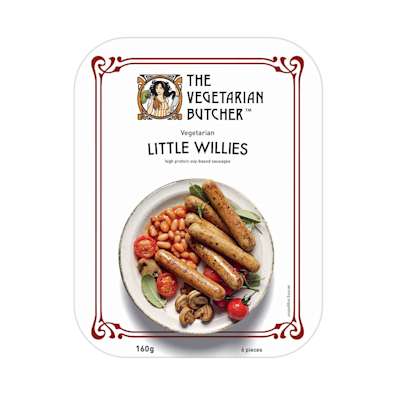 The Vegetarian Butcher Little Willies Sausages 160g The Vegetarian Butcher Little Willies Sausages 160g