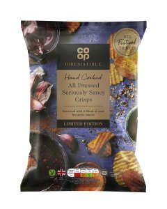 Co-op Irresistible All Dressed Seriously Saucy Crisps 150g