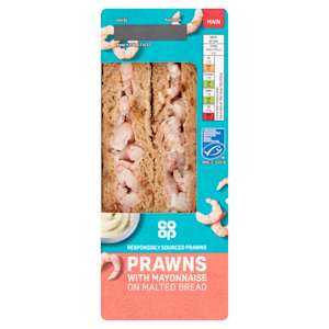 Co-op Prawn Mayonnaise Sandwich