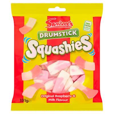 Swizzels Drumstick Squashies Original Flavour Bag 131g Swizzels Drumstick Squashies Original Flavour Bag 131g