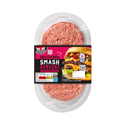 Co-op British Smash Burger 320g Co-op British Smash Burger 320g