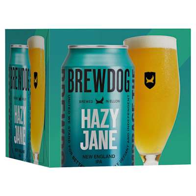 BrewDog Hazy Jane New England IPA 4 x 330ml BrewDog Hazy Jane New England IPA 4 x 330ml