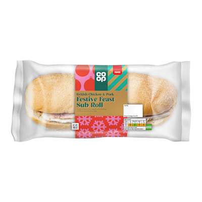 Co-op Christmas Sub Roll Co-op Christmas Sub Roll