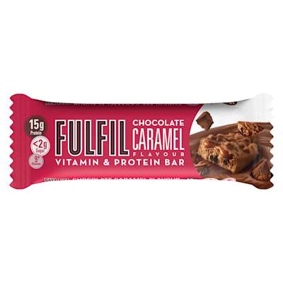 FULFIL Chocolate Caramel Flavour Vitamin & Protein Bar 40g FULFIL Chocolate Caramel Flavour Vitamin & Protein Bar 40g