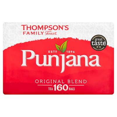 Punjana Tea Bags Softpack 160s 500g Punjana Tea Bags Softpack 160s 500g