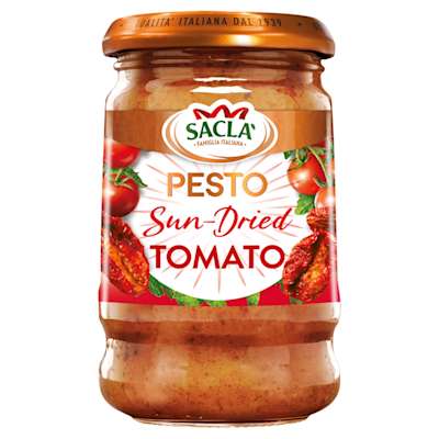 Sacla Sun-Dried Tomato Pesto 190g Sacla Sun-Dried Tomato Pesto 190g