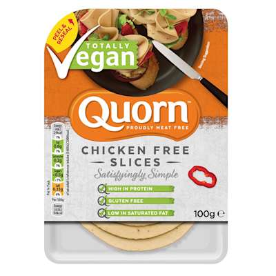 Quorn Chicken Free Slices 100g Quorn Chicken Free Slices 100g