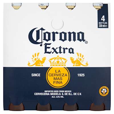 Corona Extra Bottles 4x330ml Corona Extra Bottles 4x330ml