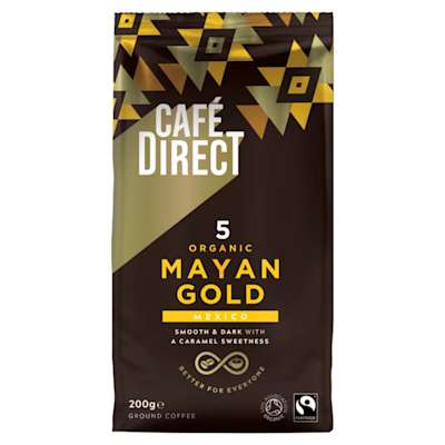 Cafedirect Fairtrade Ground Mayan Gold 200g Cafedirect Fairtrade Ground Mayan Gold 200g