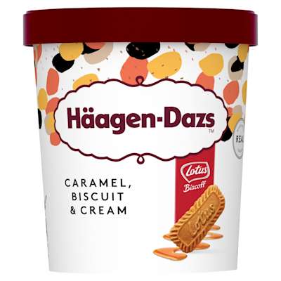 Häagen-Dazs Caramel, Biscuit & Cream Ice Cream 460ml Häagen-Dazs Caramel, Biscuit & Cream Ice Cream 460ml