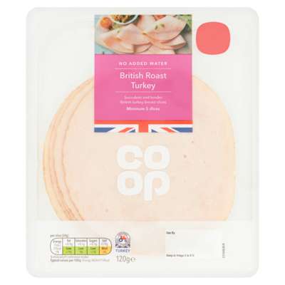 Co-op Roast Turkey Breast 120g Co-op Roast Turkey Breast 120g