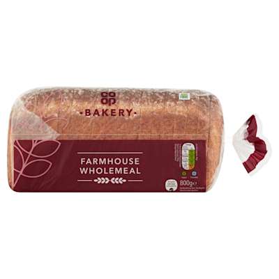 Co-op Wholemeal Farmhouse Loaf 800g Co-op Wholemeal Farmhouse Loaf 800g