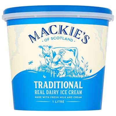 Mackie's Traditional Luxury Dairy Ice Cream 1 Ltr Mackie's Traditional Luxury Dairy Ice Cream 1 Ltr