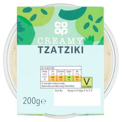 Co-op Tzatziki 200g Co-op Tzatziki 200g