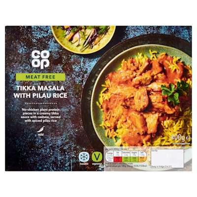 Co-op Meat Free Chicken Tikka 400g Co-op Meat Free Chicken Tikka 400g