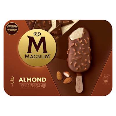 Magnum 4 Almond 4x100ml Magnum 4 Almond 4x100ml