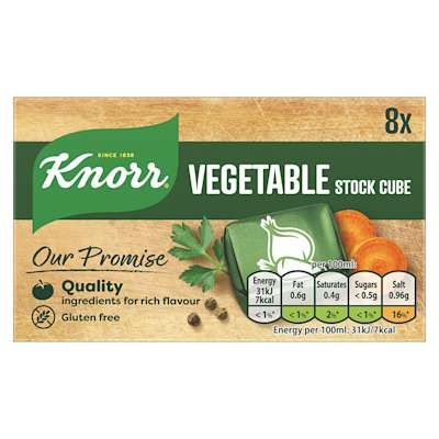 Knorr 8 Vegetable Stock Cubes 80g Knorr 8 Vegetable Stock Cubes 80g