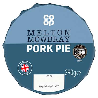 Co-op Melton Mowbray Pork Pie 290g Co-op Melton Mowbray Pork Pie 290g