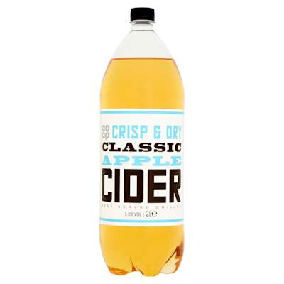 Co-op Crisp & Dry Classic Apple Cider Bottle 2 Ltr Co-op Crisp & Dry Classic Apple Cider Bottle 2 Ltr
