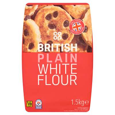 Co-op Plain White Flour 1.5kg Co-op Plain White Flour 1.5kg