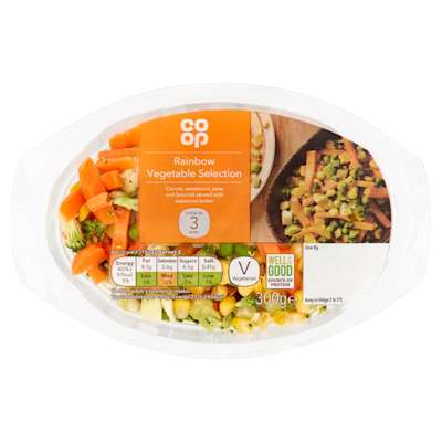 Co-op Rainbow Vegetable Selection 300g Co-op Rainbow Vegetable Selection 300g