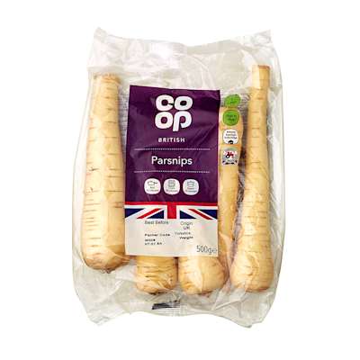 Co-op British Parsnips 500g Co-op British Parsnips 500g