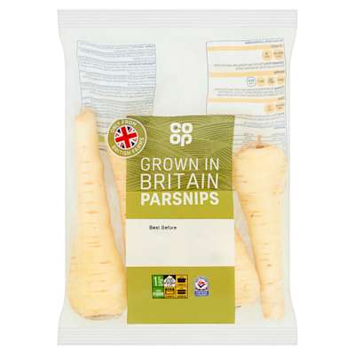 Co-op British Parsnips 500g Co-op British Parsnips 500g