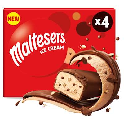 Maltesers Ice Cream Bar 4 pack Maltesers Ice Cream Bar 4 pack