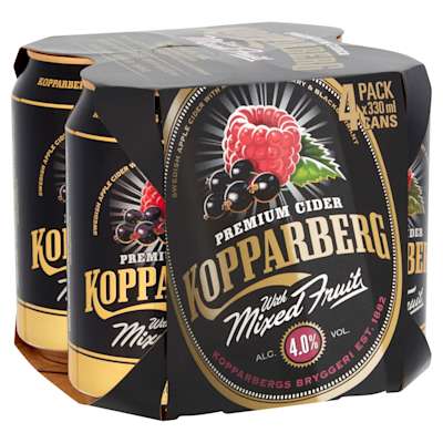 Kopparberg Mixed Fruit Cans 4 x 330ml Kopparberg Mixed Fruit Cans 4 x 330ml