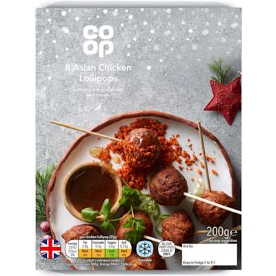 Co-op Asian Chicken Lollipops 200g Co-op Asian Chicken Lollipops 200g