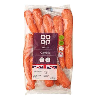 Co-op British Carrots 1kg Co-op British Carrots 1kg
