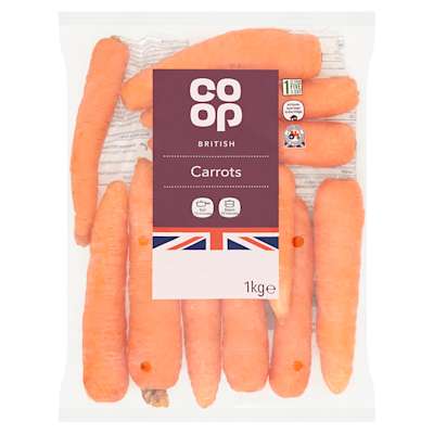 Co-op Carrots 1kg Co-op Carrots 1kg
