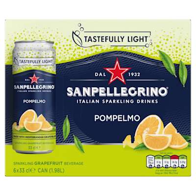 San Pellegrino Pompelm Fridge Pack 6x330ml San Pellegrino Pompelm Fridge Pack 6x330ml