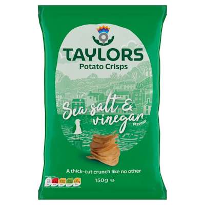 Taylors Sea Salt & Vinegar 150g Taylors Sea Salt & Vinegar 150g