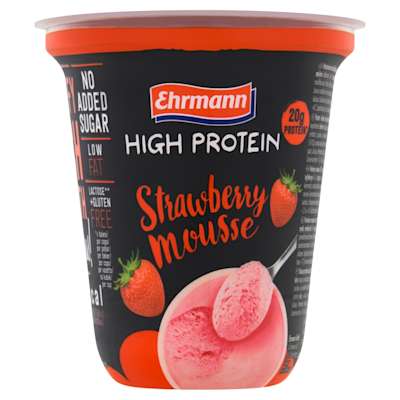 Ermann Protein Strawberry Mousse 200g Ermann Protein Strawberry Mousse 200g