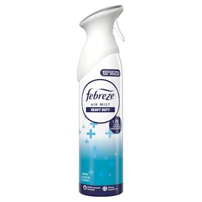 Febreze Aerosol Heavy Duty Crisp Clean 185ml Febreze Aerosol Heavy Duty Crisp Clean 185ml