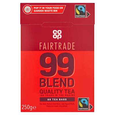 Co-op Fairtrade Tea Bags 80pk Co-op Fairtrade Tea Bags 80pk