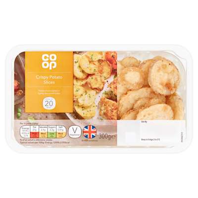 Co-op Crispy Potato Slices 300g Co-op Crispy Potato Slices 300g