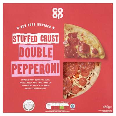 Co-op Stuffed Crust Pepperoni Pizza 460g Co-op Stuffed Crust Pepperoni Pizza 460g