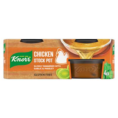 Knorr Chicken Stock Pot 4x28g Knorr Chicken Stock Pot 4x28g