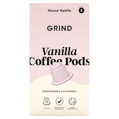 Grind Vanilla Coffee Pods 10pk Grind Vanilla Coffee Pods 10pk