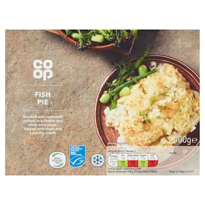 Co-op Traditional Fish Pie 400g Co-op Traditional Fish Pie 400g