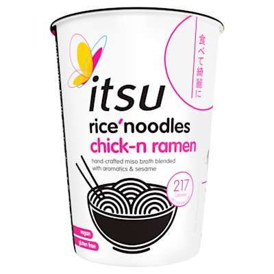 Itsu Chick-n Ramen Noodle Cup 64g Itsu Chick-n Ramen Noodle Cup 64g