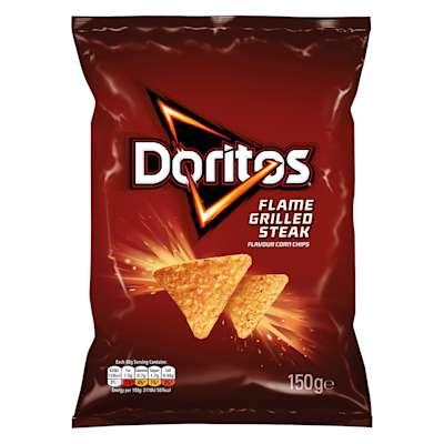 Doritos Flame Grilled Steak 150g Doritos Flame Grilled Steak 150g