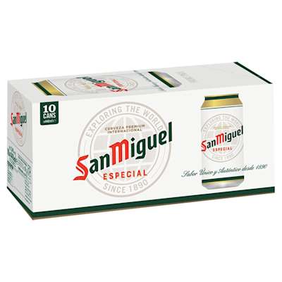 San Miguel Cans 10x440ml San Miguel Cans 10x440ml