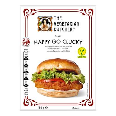 The Veg Butcher Happy Go Clucky Burger 180g The Veg Butcher Happy Go Clucky Burger 180g
