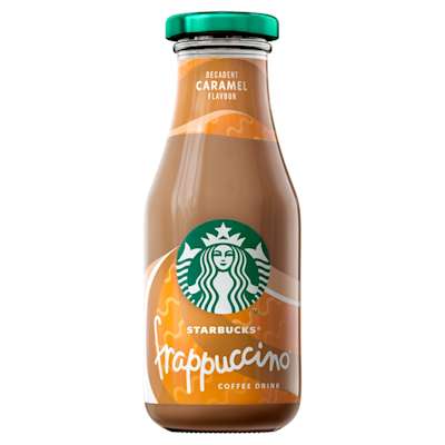 Starbucks® Caramel Frappuccino Flavoured Milk Iced Coffee 250ml Starbucks® Caramel Frappuccino Flavoured Milk Iced Coffee 250ml