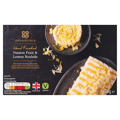 Co-op Irresistible Passionfruit & Lemon Roulade Co-op Irresistible Passionfruit & Lemon Roulade