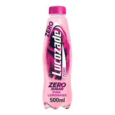 Lucozade Energy Zero Pink Lemonade 500ml Lucozade Energy Zero Pink Lemonade 500ml