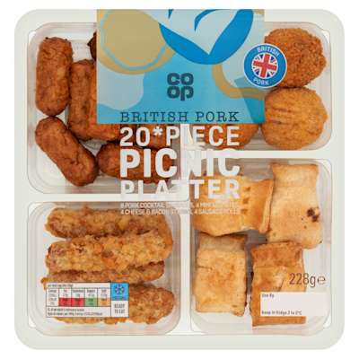 Co-op 20 Piece Picnic Platter 228g Co-op 20 Piece Picnic Platter 228g